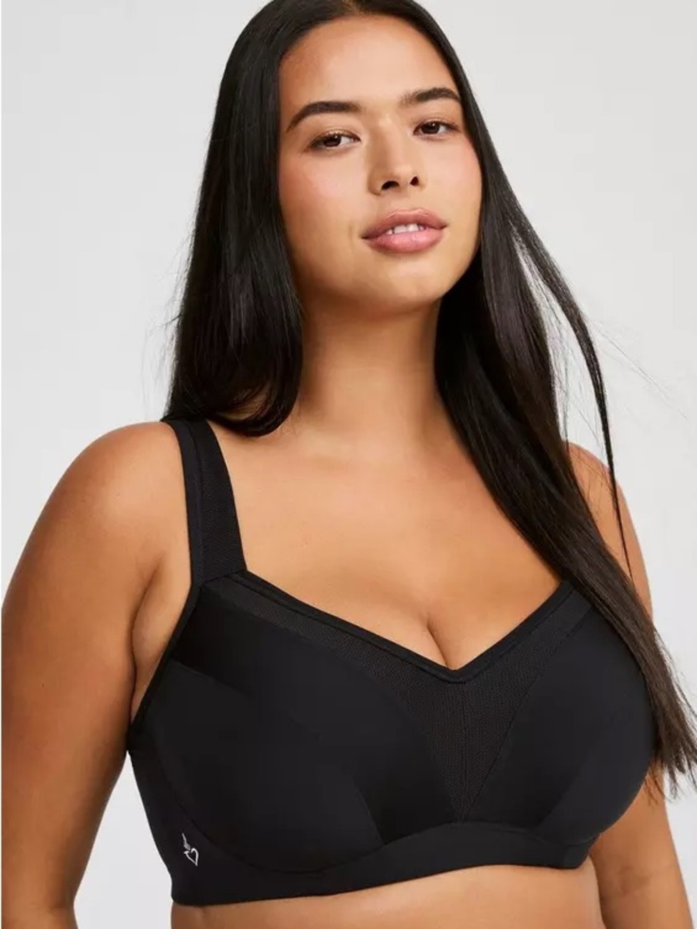 torrid Black Full-Coverage Support Sports Bra